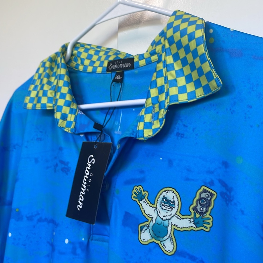 New golf snowman shirt. XL. Great gift. Comfy.